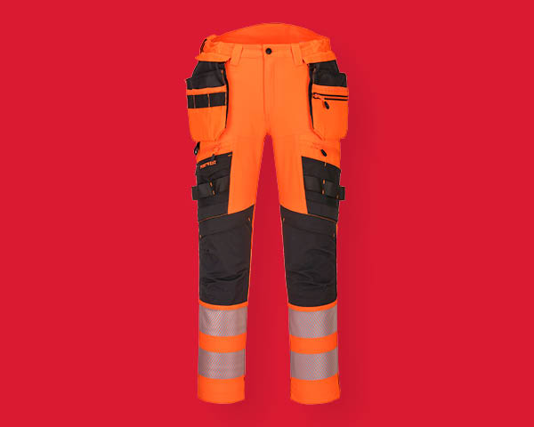 Pantalón de alta visibilidad DX4 Hi-Vis Detachable Holster Pocket